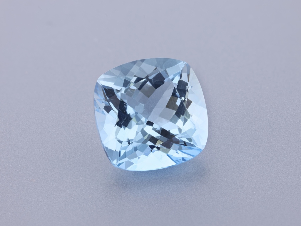 [QX3152] Aquamarine 9.10mm Square Cushion