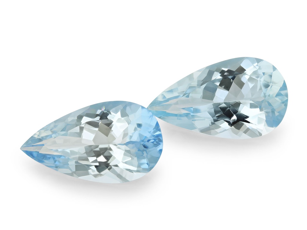 [BAPB1608X1] Aquamarine 15.8x9mm Pear Shape Pair