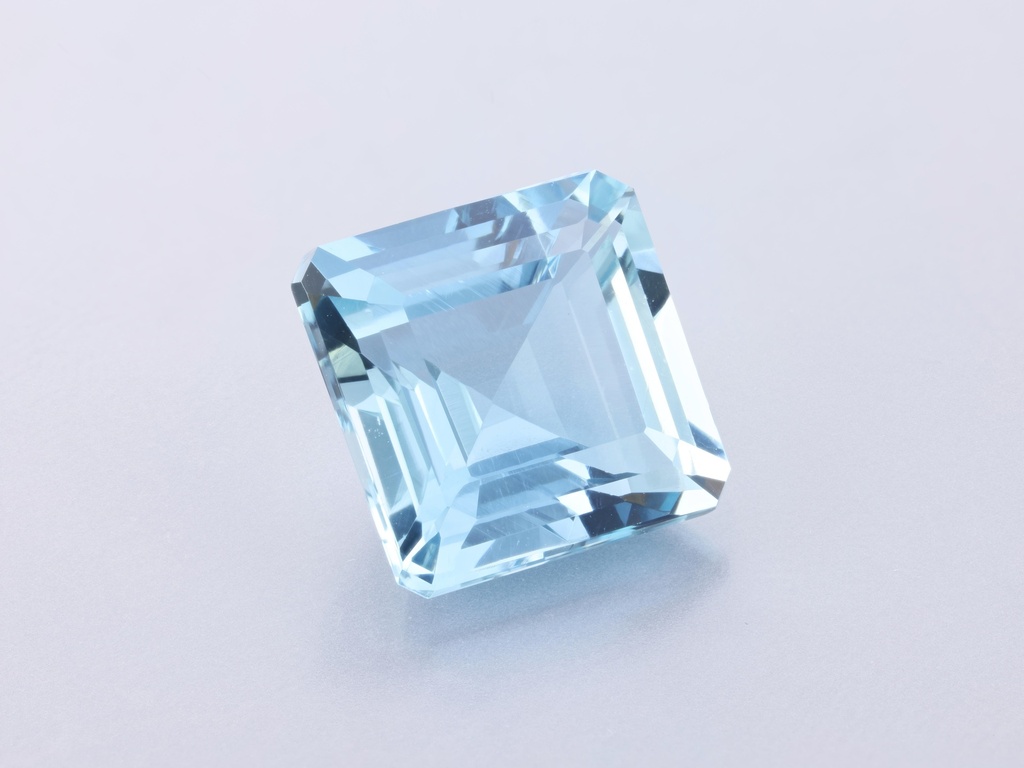 [BAOS1000X2] Aquamarine 10.5x10.4mm Square Emerald Cut