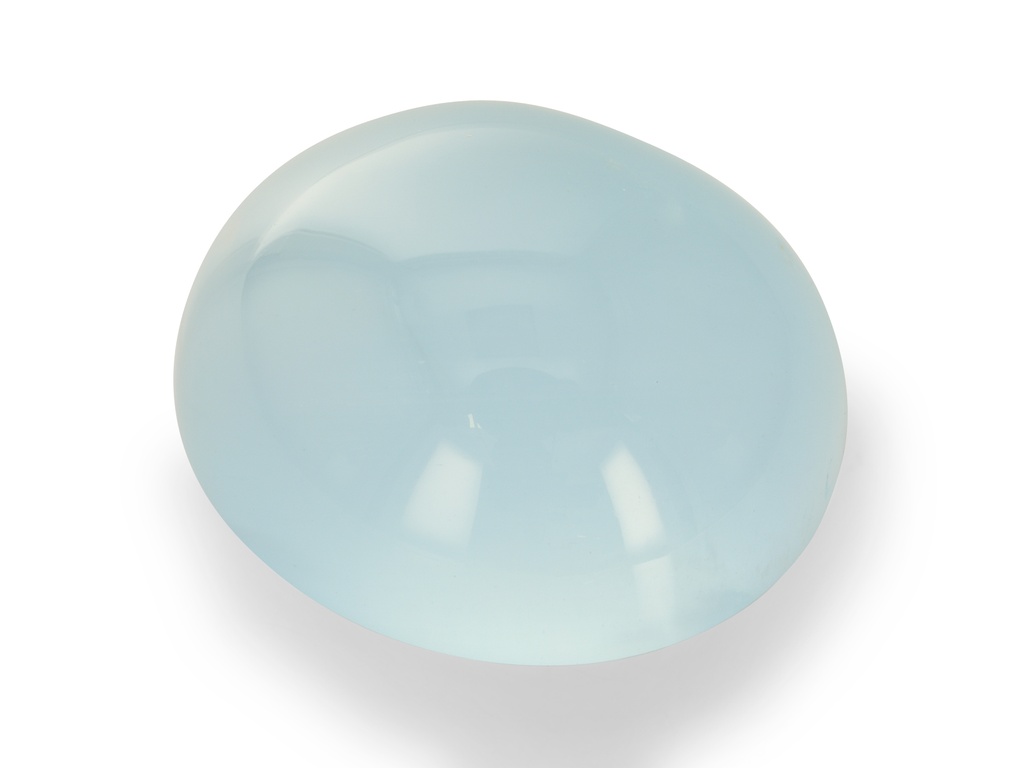 Aquamarine 21.2x18.3mm Oval Cabochon 