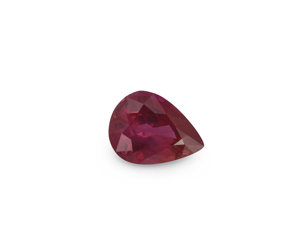 [RRPB0504X1] Ruby 5x3.7mm Pear Shape