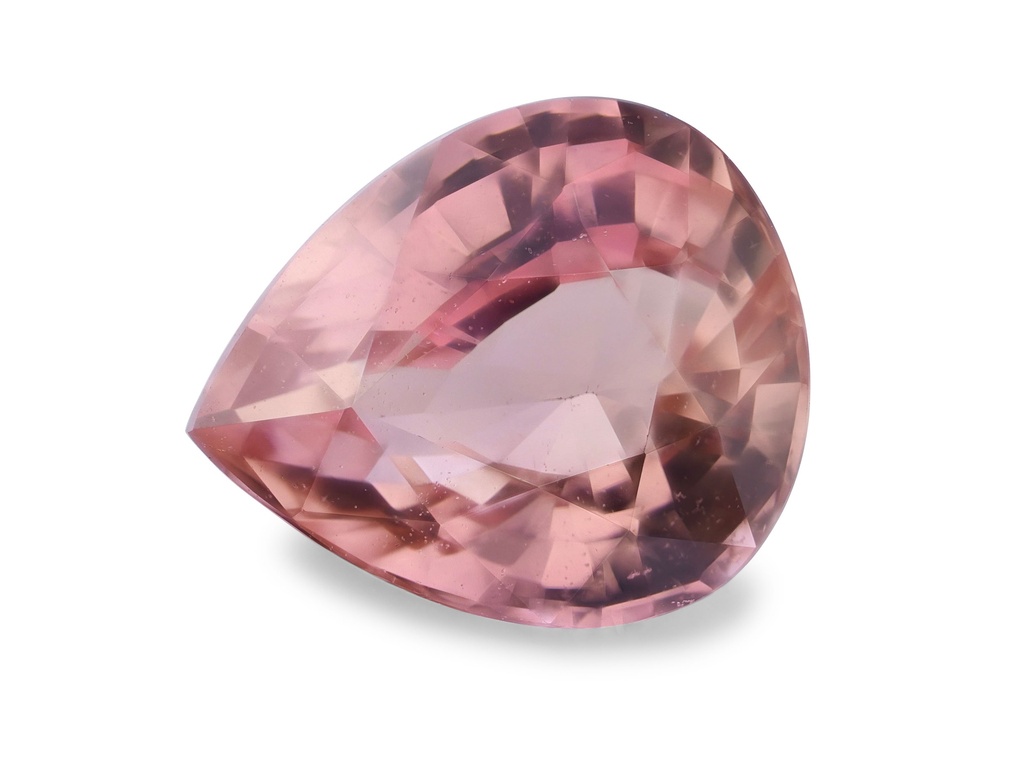 [SPPB0705X7] Padparadscha Sapphire 7.0x5.9mm Pear Shape UNHEATED