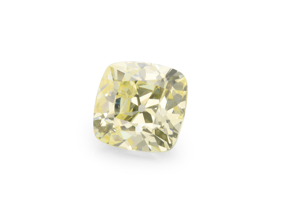 Diamond 4.5x4.4mm Cushion Yellow