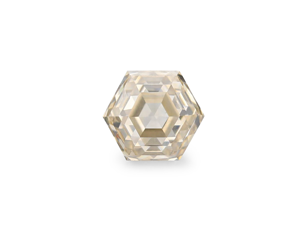 [DMFS0375X1] Champagne Diamond 3.70mm Hexagon
