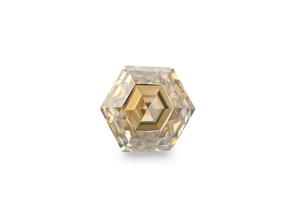 [DMFS0350X1] Champagne Diamond 3.60mm Hexagon
