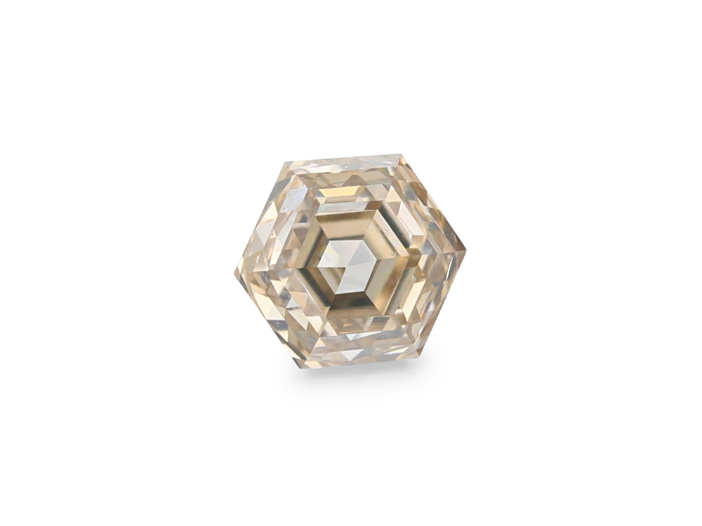 [DMFS0375X2] Champagne Diamond 3.70mm Hexagon