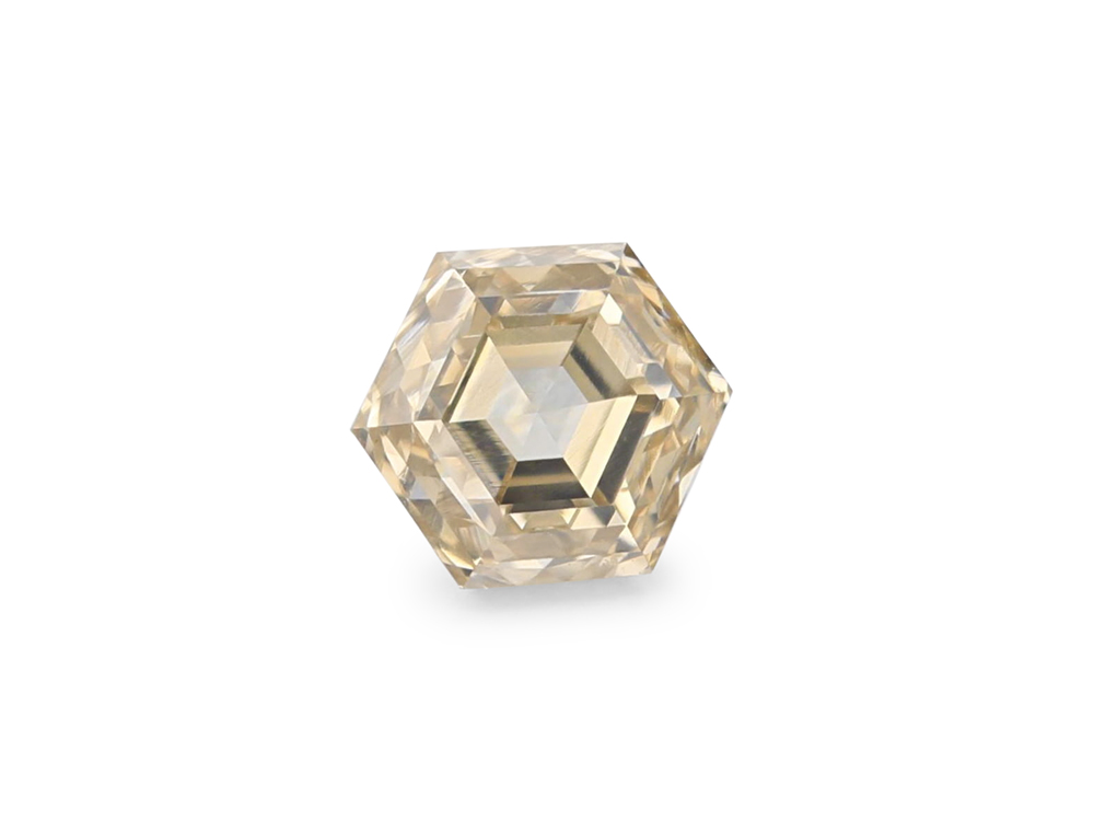 [DMFS0375X3] Champagne Diamond 3.80mm Hexagon