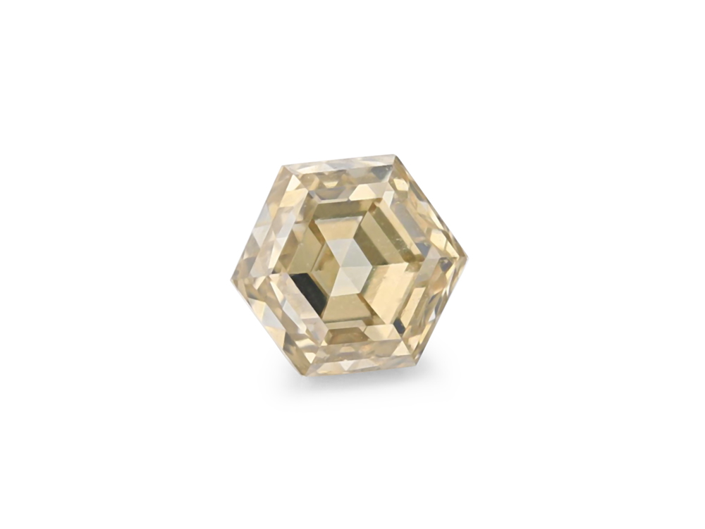 [DMFS0375X4] Champagne Diamond 3.80mm Hexagon