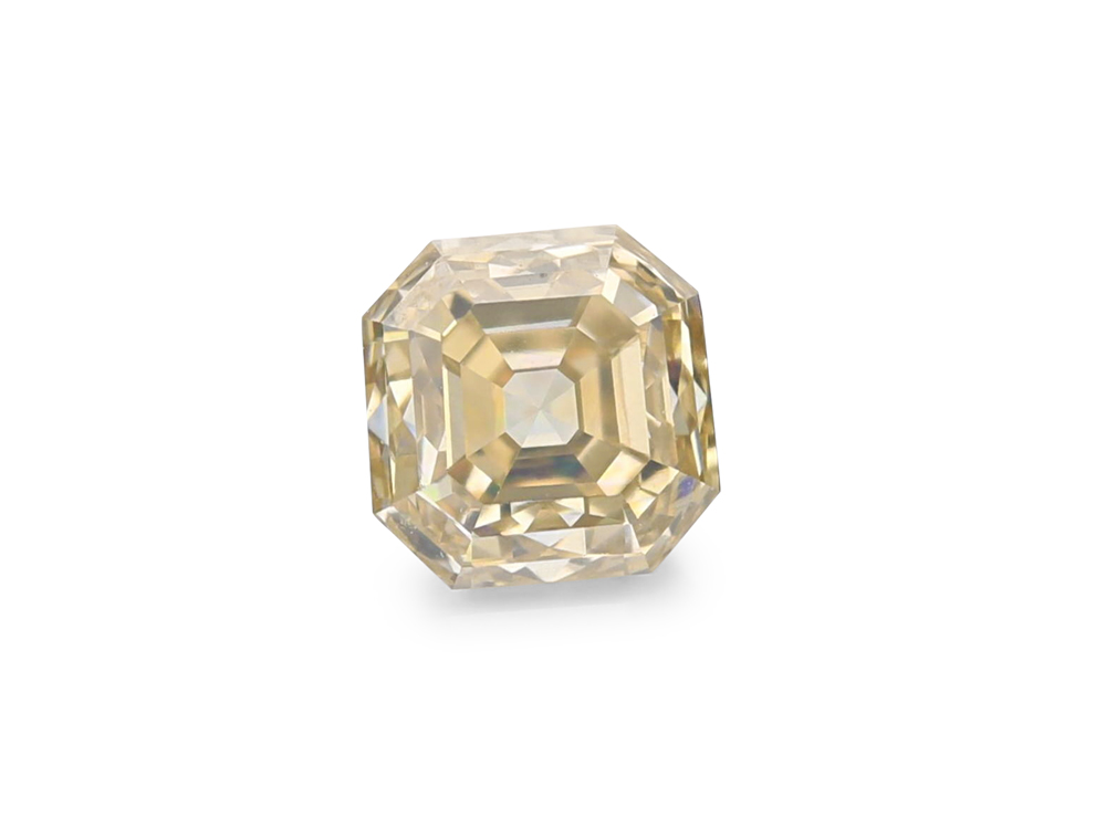 Champagne Diamond 4.00mm Square Emerald Cut