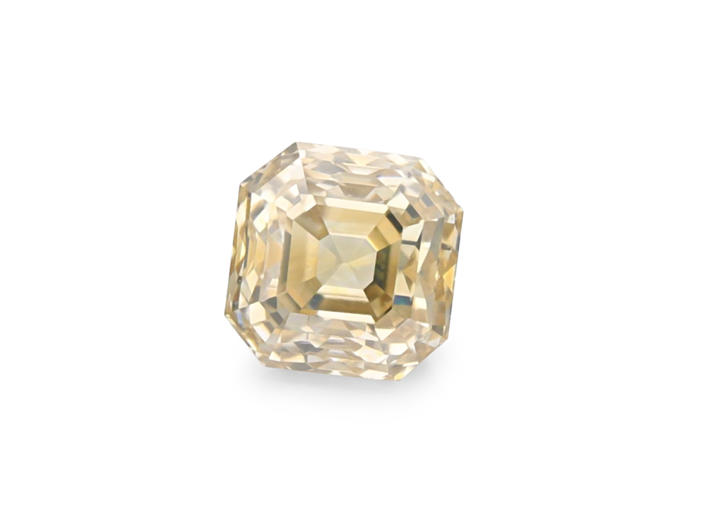 Champagne Diamond 4.00mm Square Emerald Cut