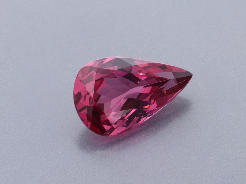 [LPPB0806X1] Spinel 8x5.5mm Pear Shape Pink