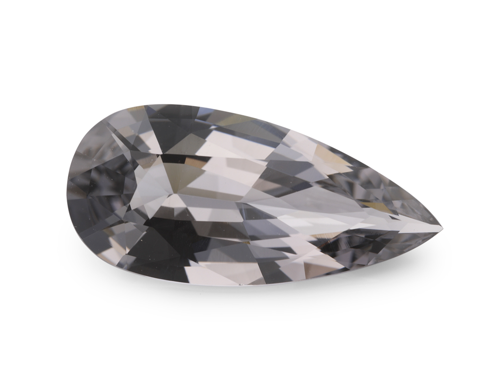 [LGPB1608X1] Spinel 16.1x7.6mm Pear Shape Grey
