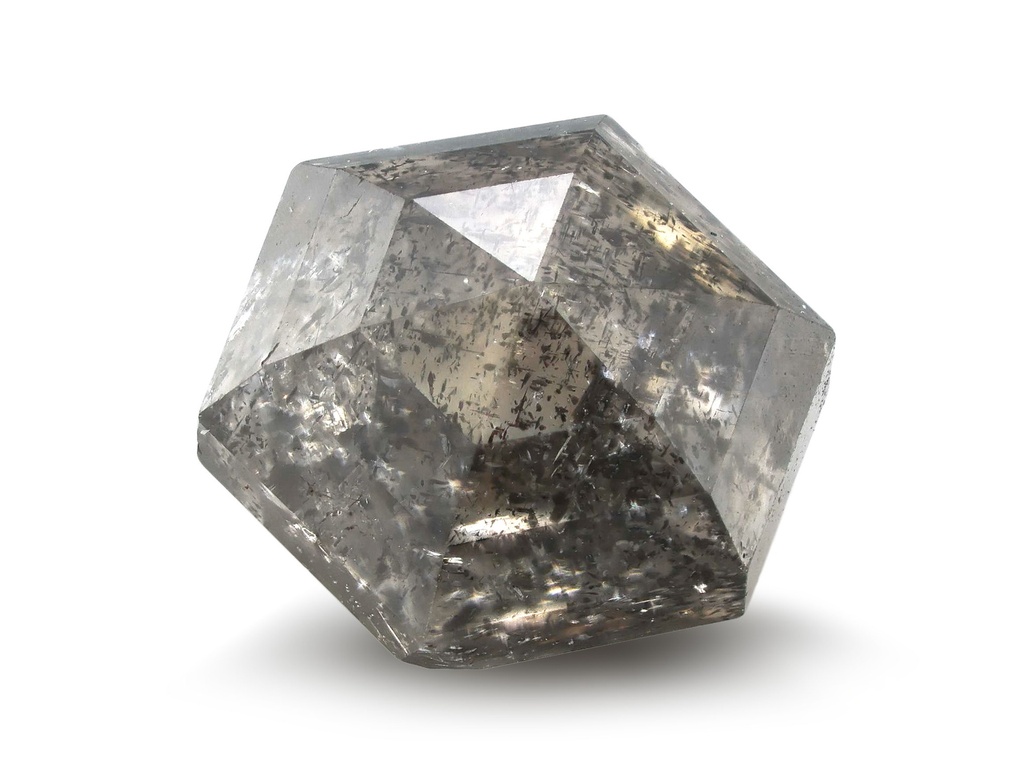 Salt & Pepper Diamond 5.7x5.5mm Hexagon