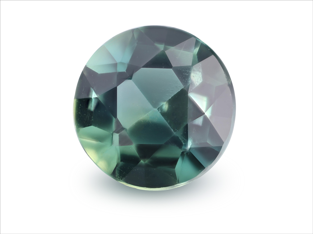 Sapphire 6.40mm Round Teal