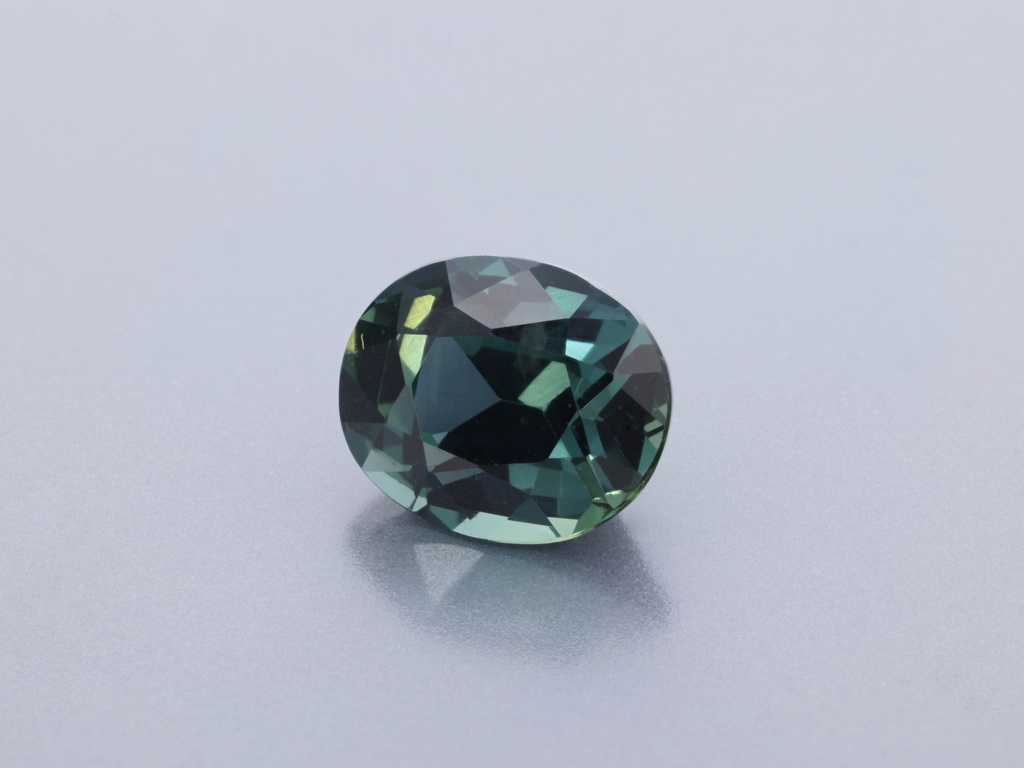 [SMVB0605X8] Sapphire 6.4x5.3mm Oval Teal