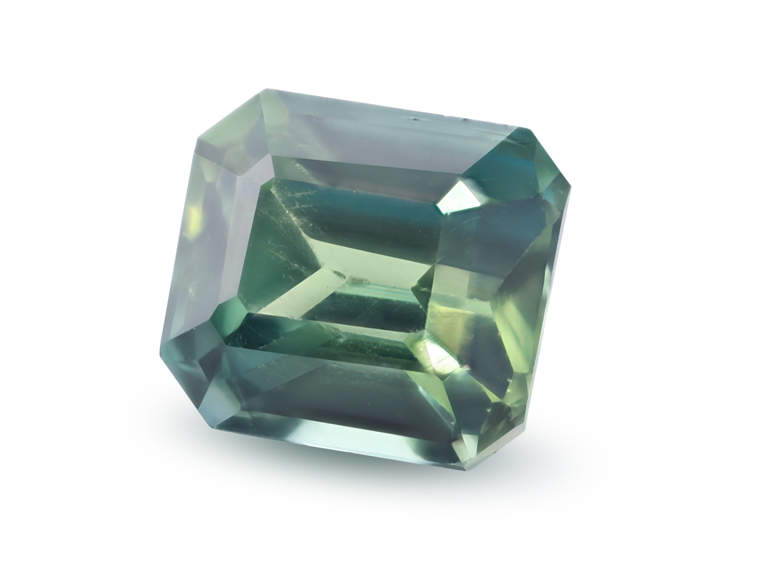 [SMOS0605X5] Sapphire 5.6x5.1mm Emerald Cut Teal