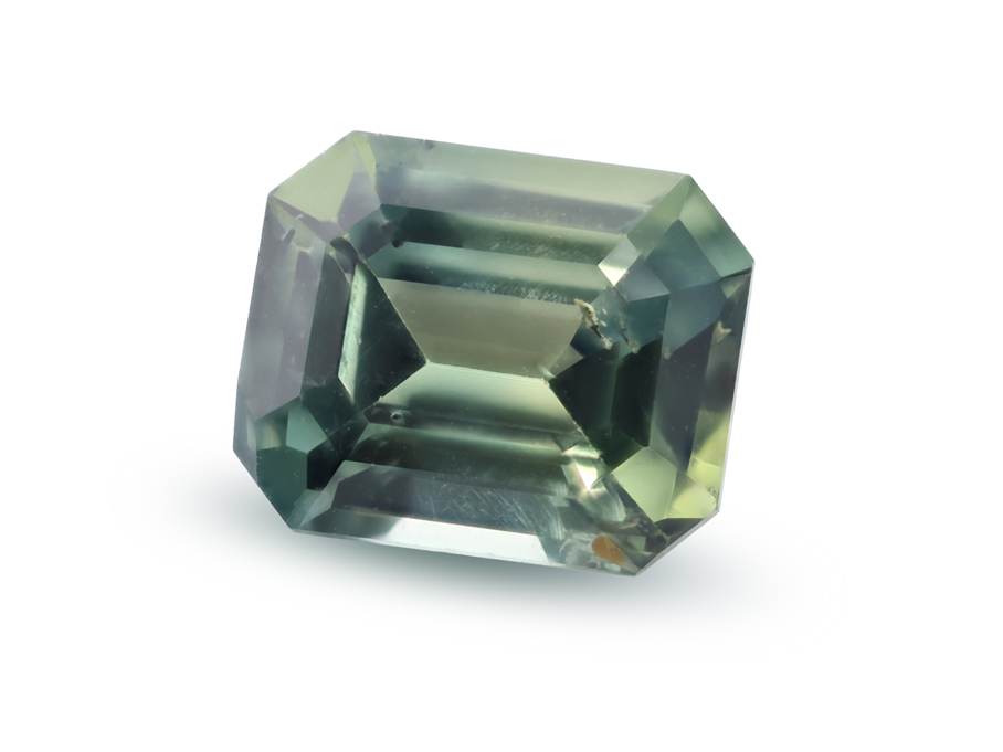 [SMOS0605X10] Sapphire 6.1x5mm Emerald Cut Teal