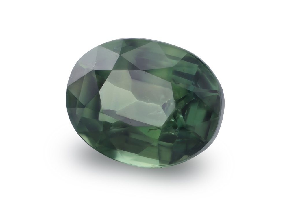 Sapphire 7.7x6mm Oval Green
