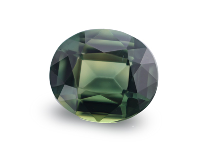 Sapphire 7.7x6.7mm Oval Teal