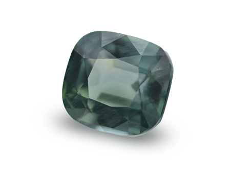 Sapphire 6.45x6.2mm Square Cushion Teal