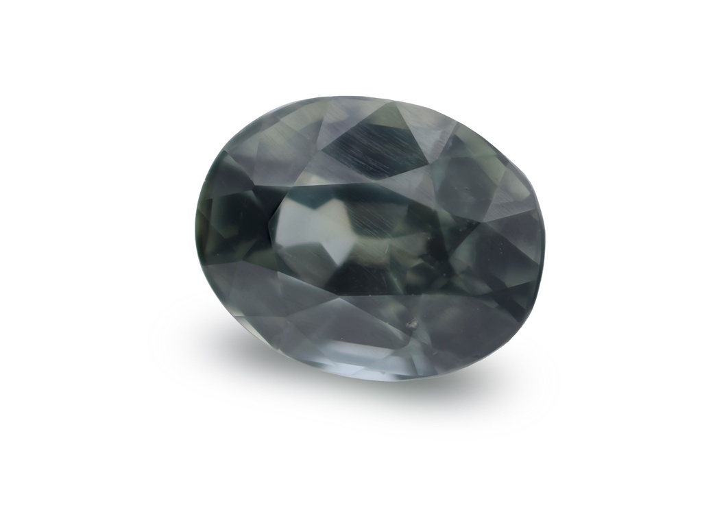Sapphire 7.2x5.65mm Oval Green