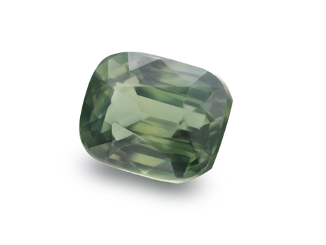 [SMAB0705X2] Sapphire 6.8x5.4mm Cushion Green