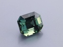 Sapphire 6.35x5.4mm Emerald Cut Teal
