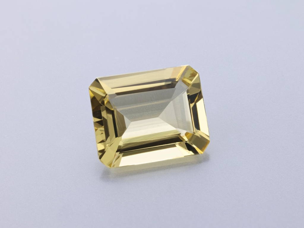 [BYOS1008X1] Beryl 10x8mm Emerald Cut Yellow
