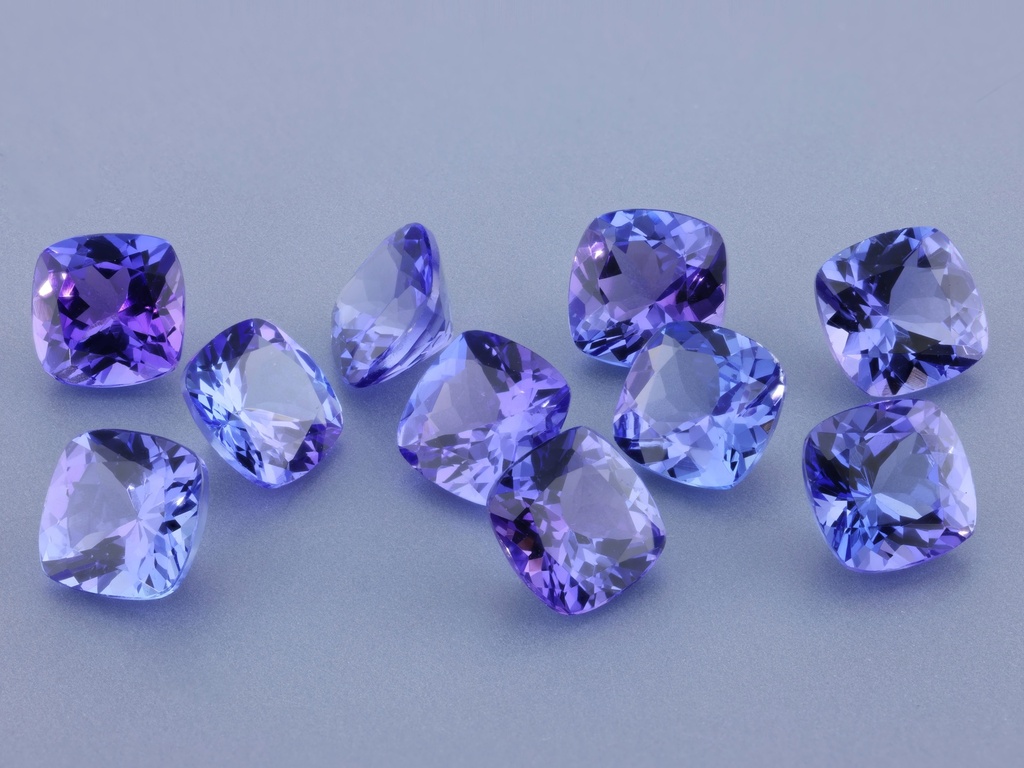 [TZAB0500] Tanzanite 5.00mm Square Cushion