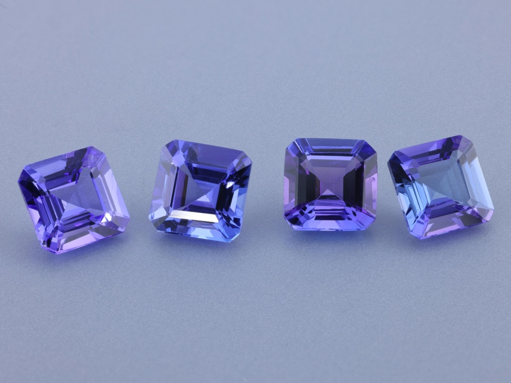 [TZOS0600] Tanzanite 6.00mm Square Emerald Cut