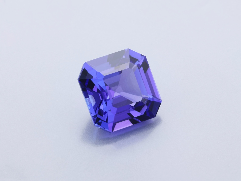[TZOS0800X2] Tanzanite 8.00mm Square Emerald Cut