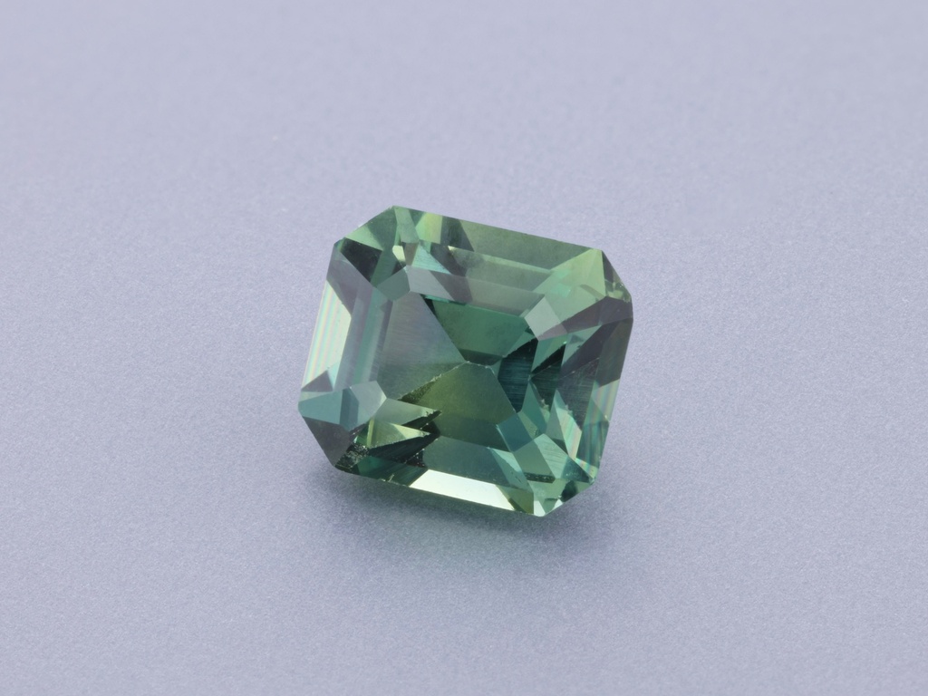 [SMOS0605X27] Sapphire 5.8x5mm Emerald Cut Teal