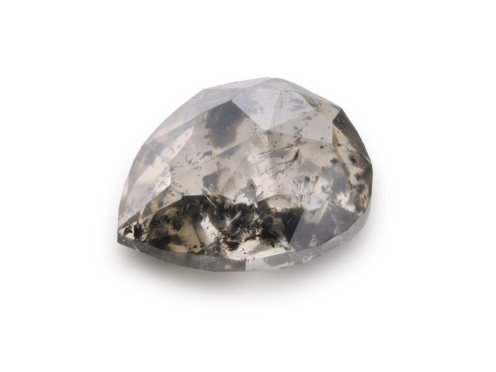 Salt & Pepper Diamond 6x4.8mm Pear Shape