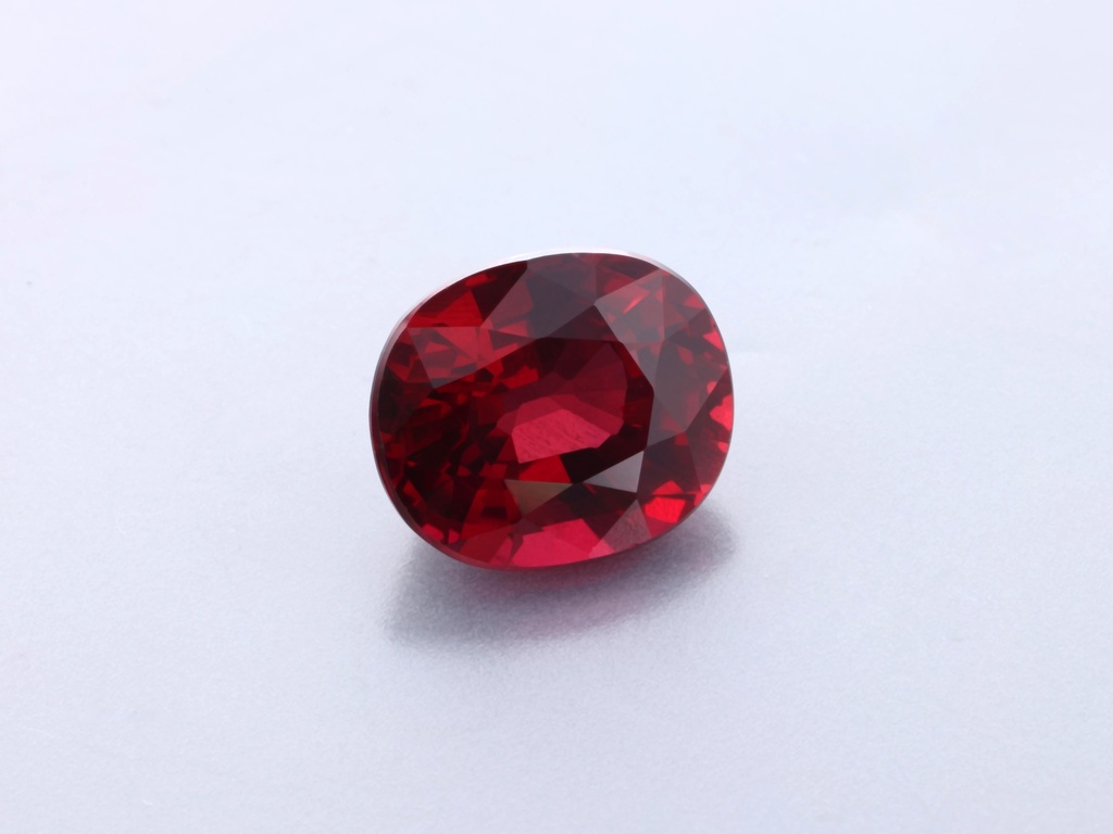 [RRVB0706X2] Mozambique Ruby 6.5x5.5mm Oval