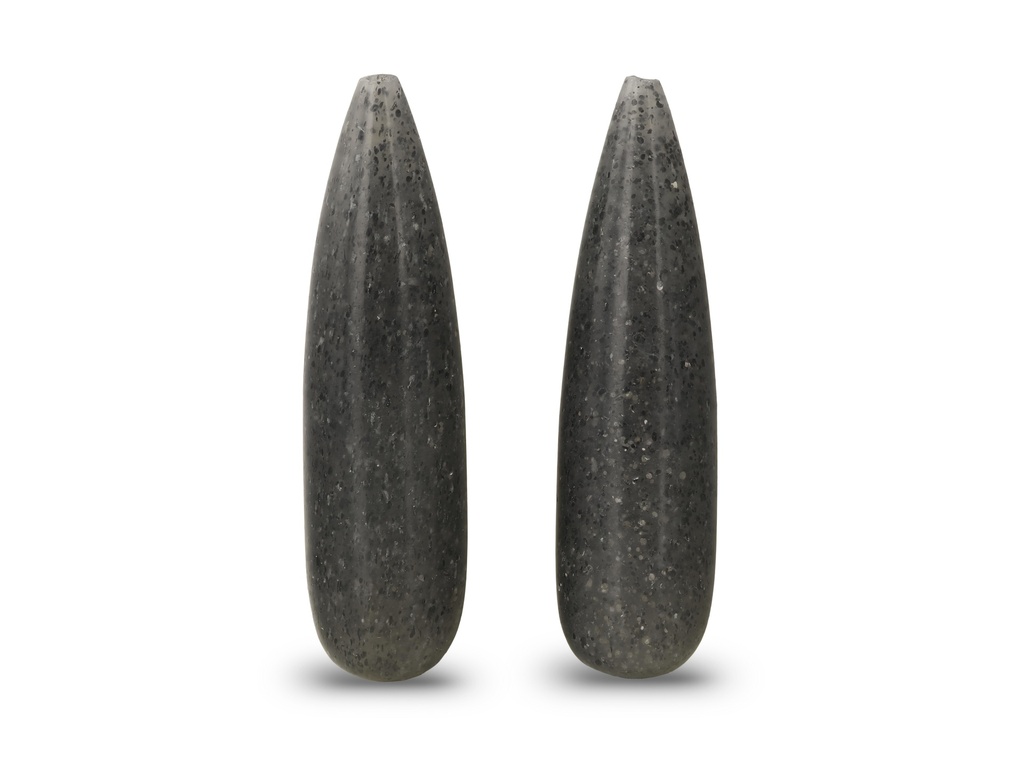 Black Aventurine 30x8mm Drop Pair