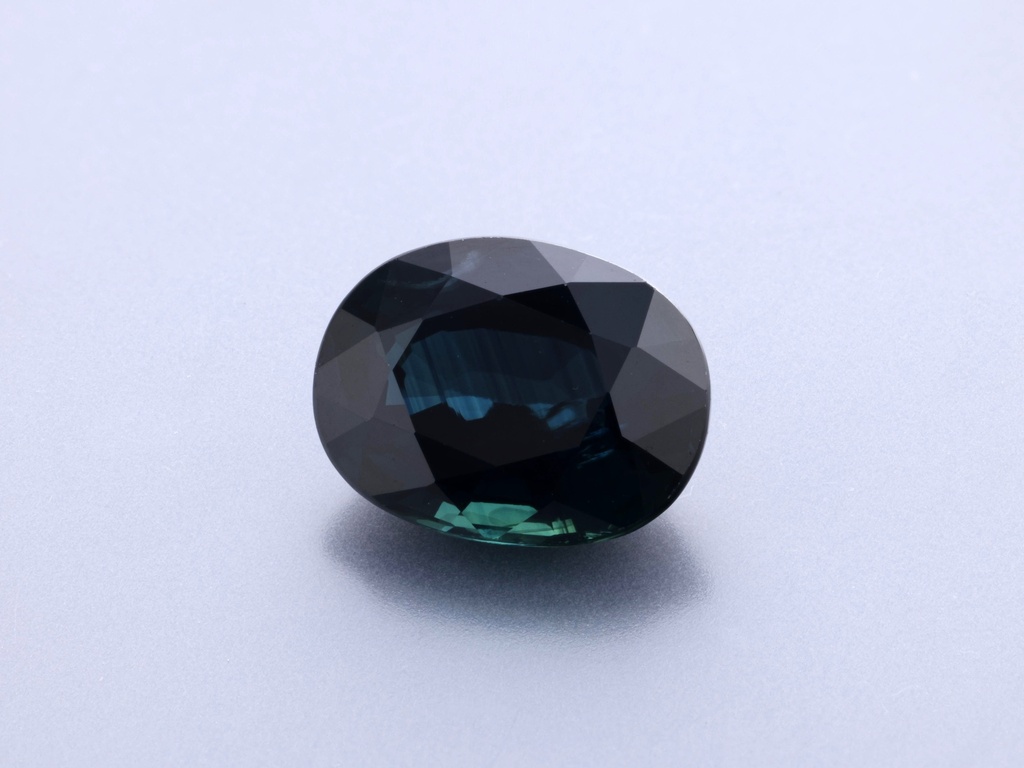 [SAVB0907X31] Australian Sapphire 9x6.9mm Oval Dark Blue