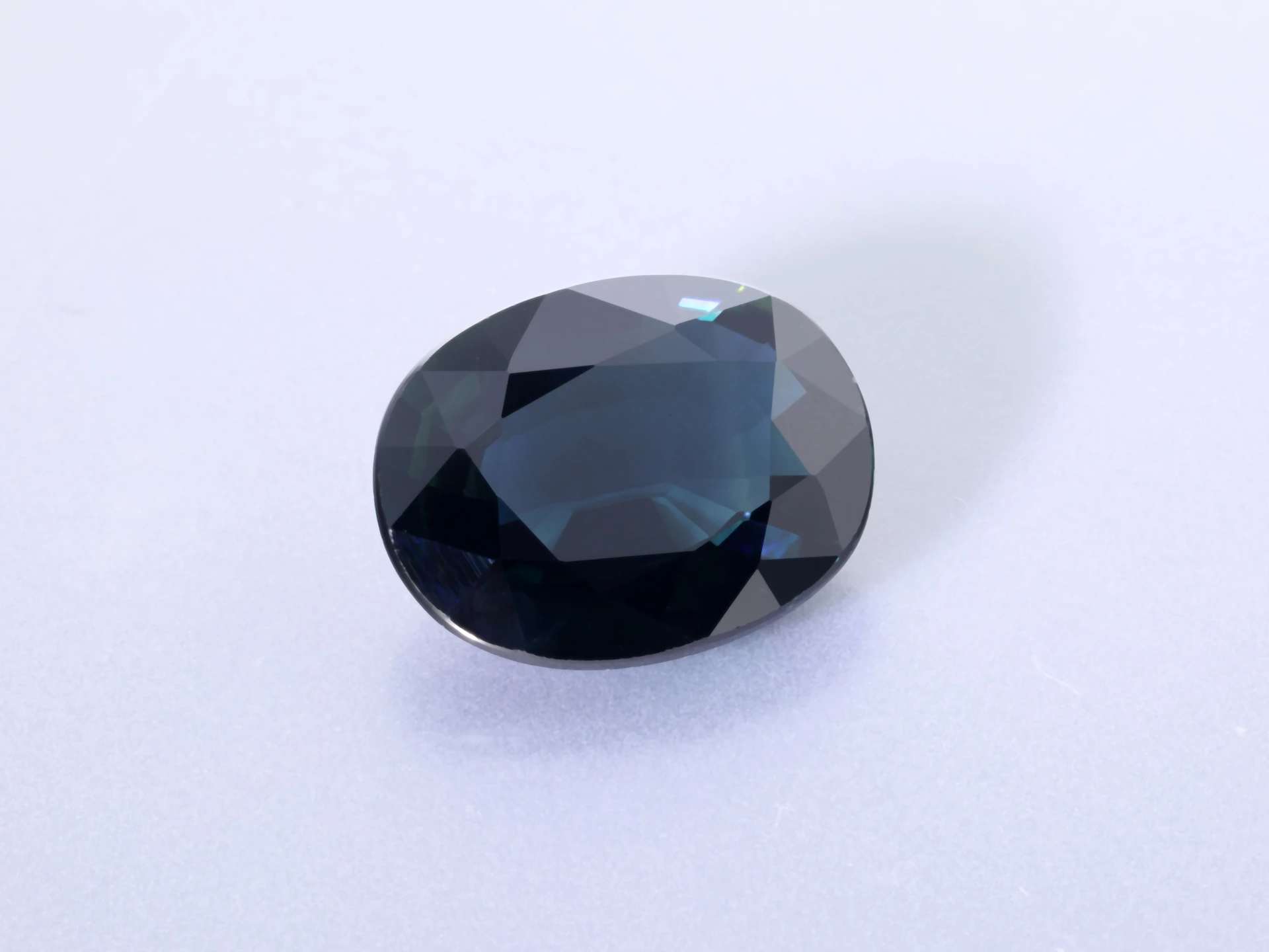 [SAVB0907X35] Australian Sapphire 9x7.1mm Oval Dark Blue