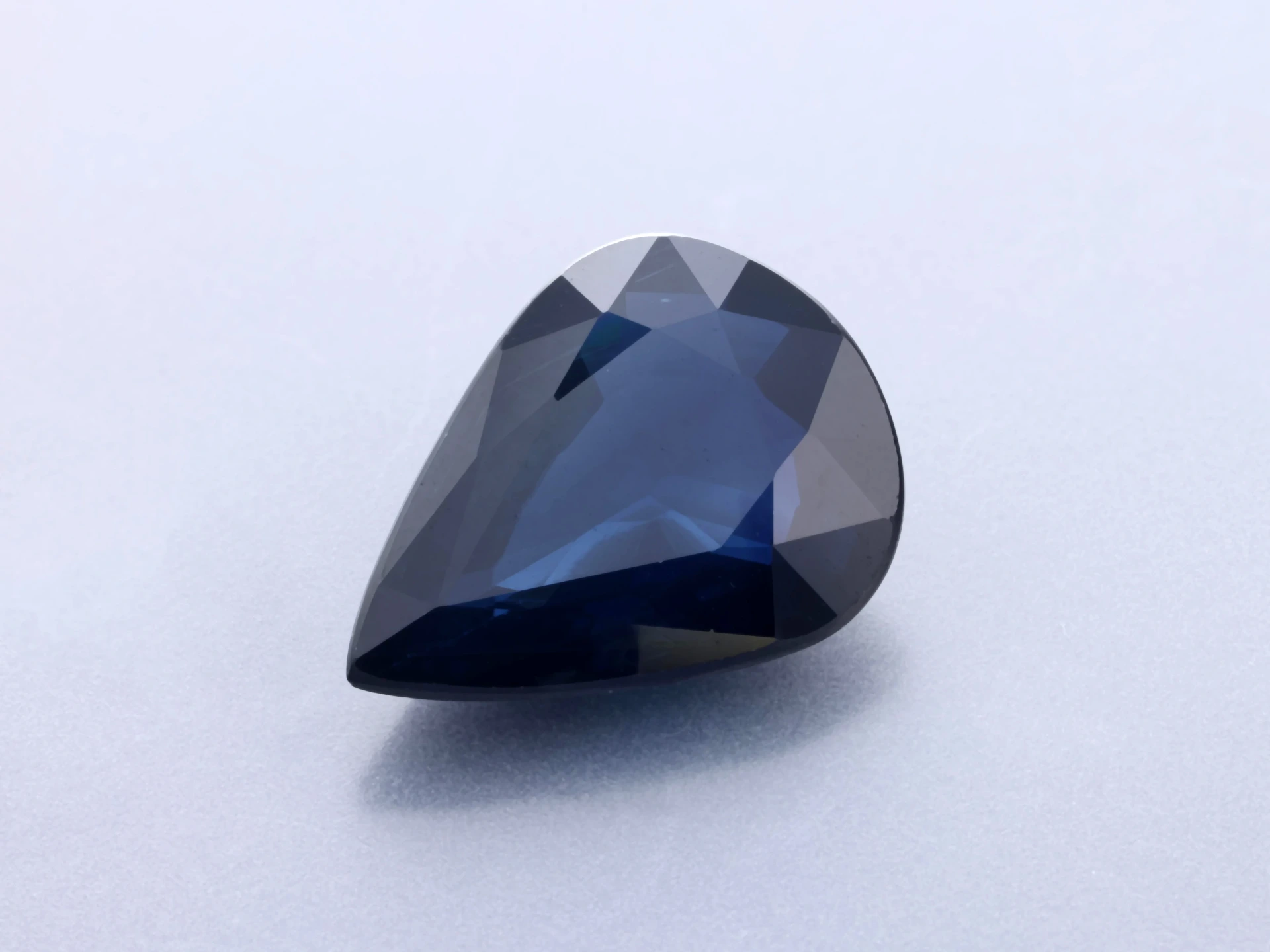 [SAX3650] Australian Sapphire 9.1x6.7mm Pear Shape Dark Blue