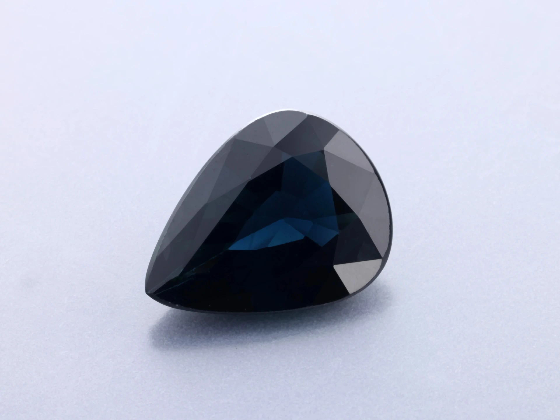 [SAPB0907X12] Australian Sapphire 9x6.9mm Pear Shape Dark Blue