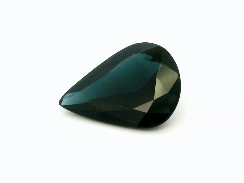 Australian Sapphire 14.15x10.32mm Pear Shape Dark Blue