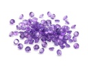Amethyst 3.00mm Round Mid to Strong Diamond Cut