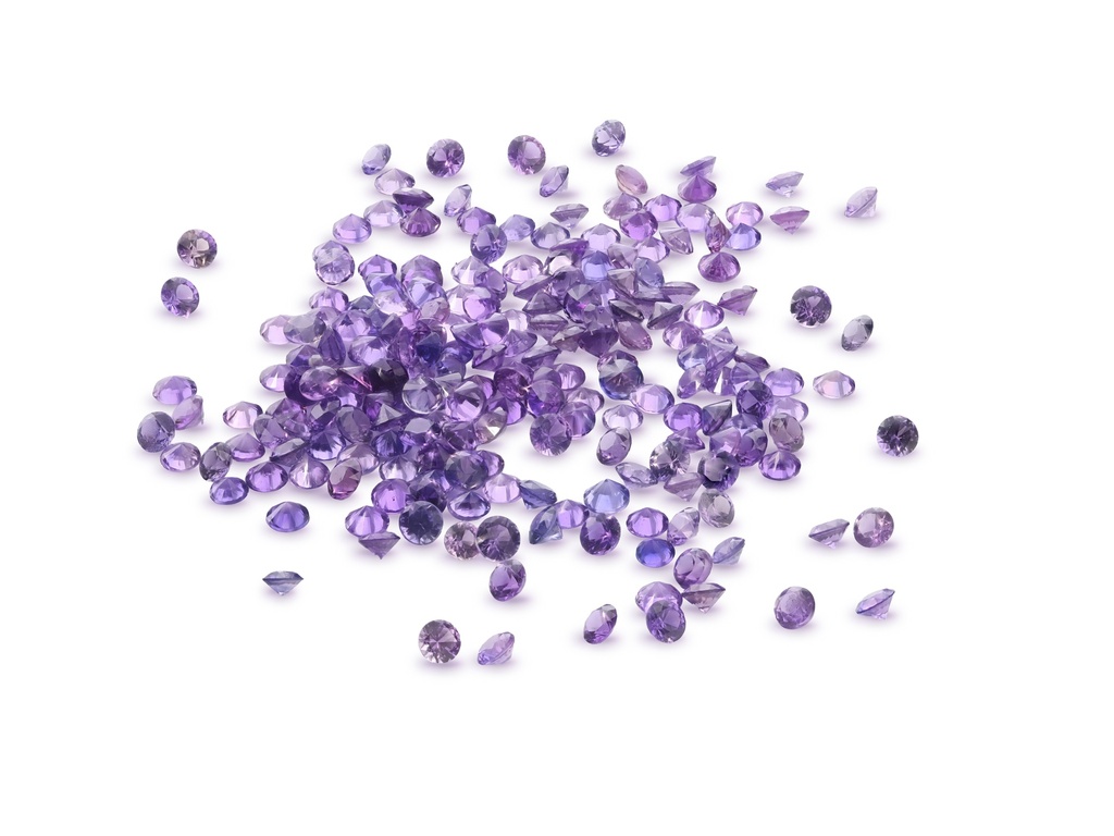 Purple Sapphire 1.50mm Round Dark