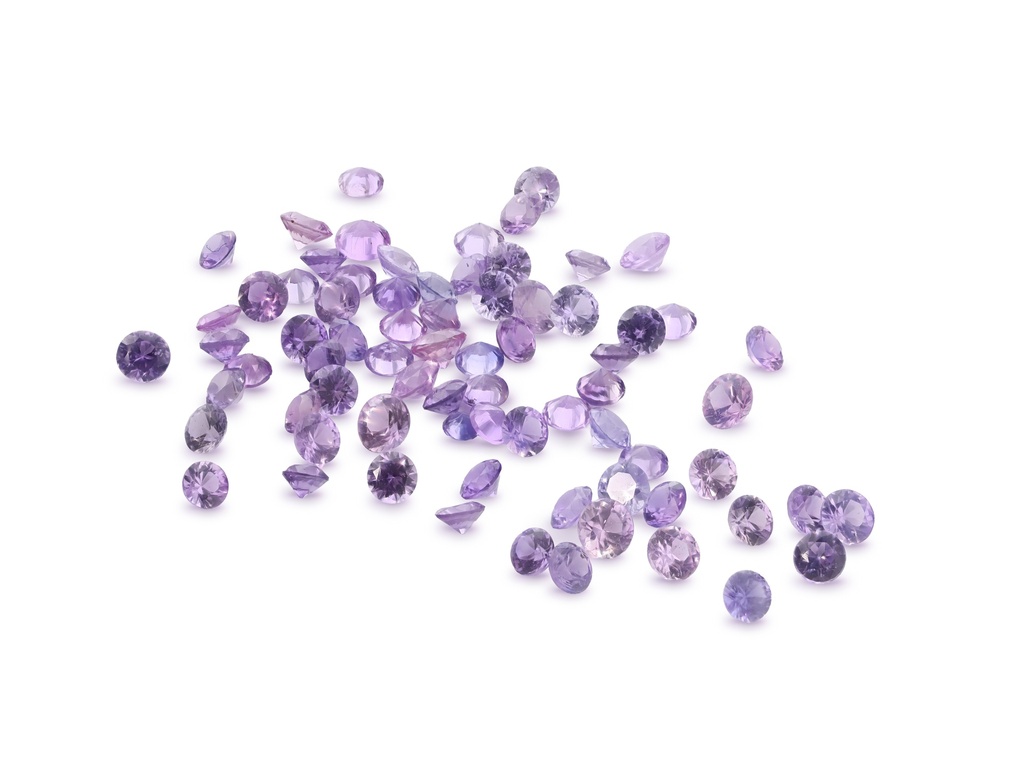 Purple Sapphire 1.50mm Round Medium