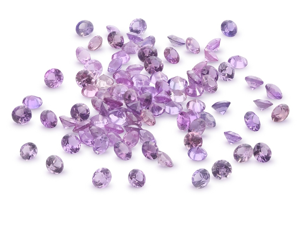 [SURB0225M] Purple Sapphire 2.25mm Round Mid