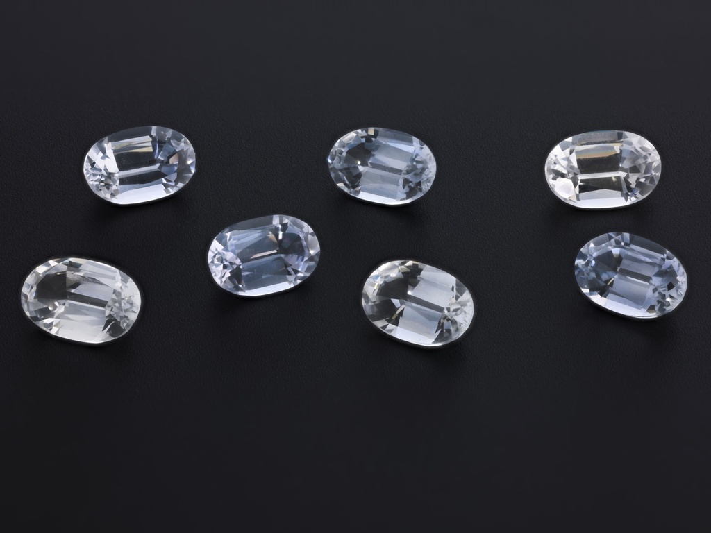[SWVS0604P] White Sapphire 6x4mm Oval