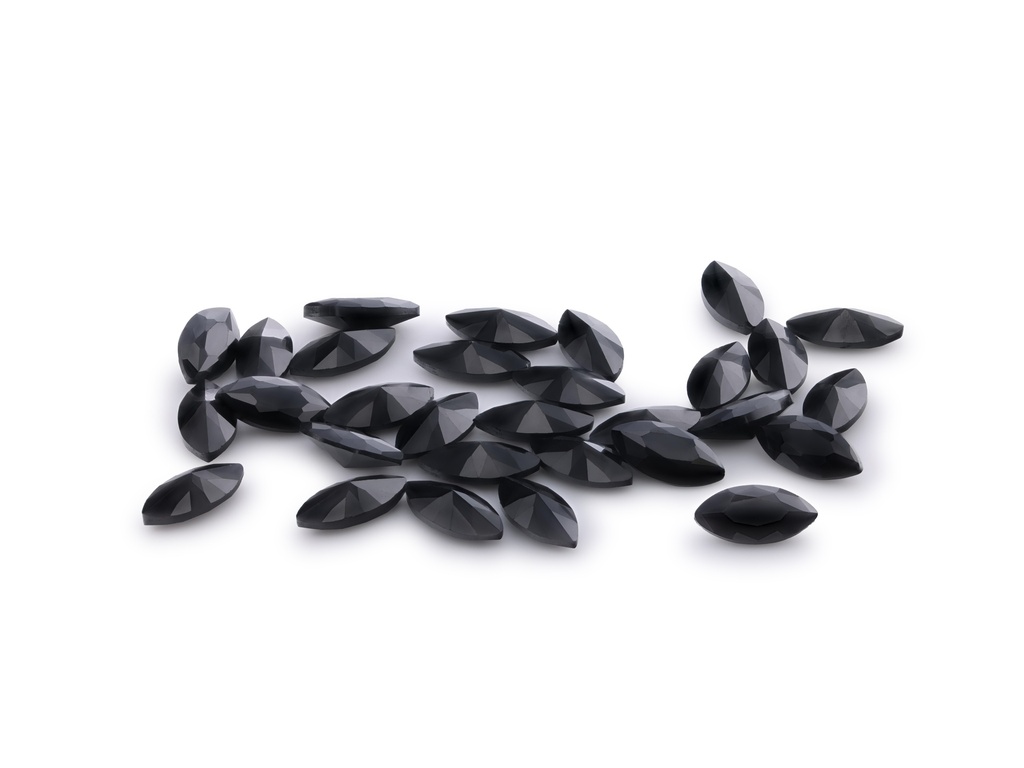 [LKMB0402] Black Spinel 4x2mm Marquise