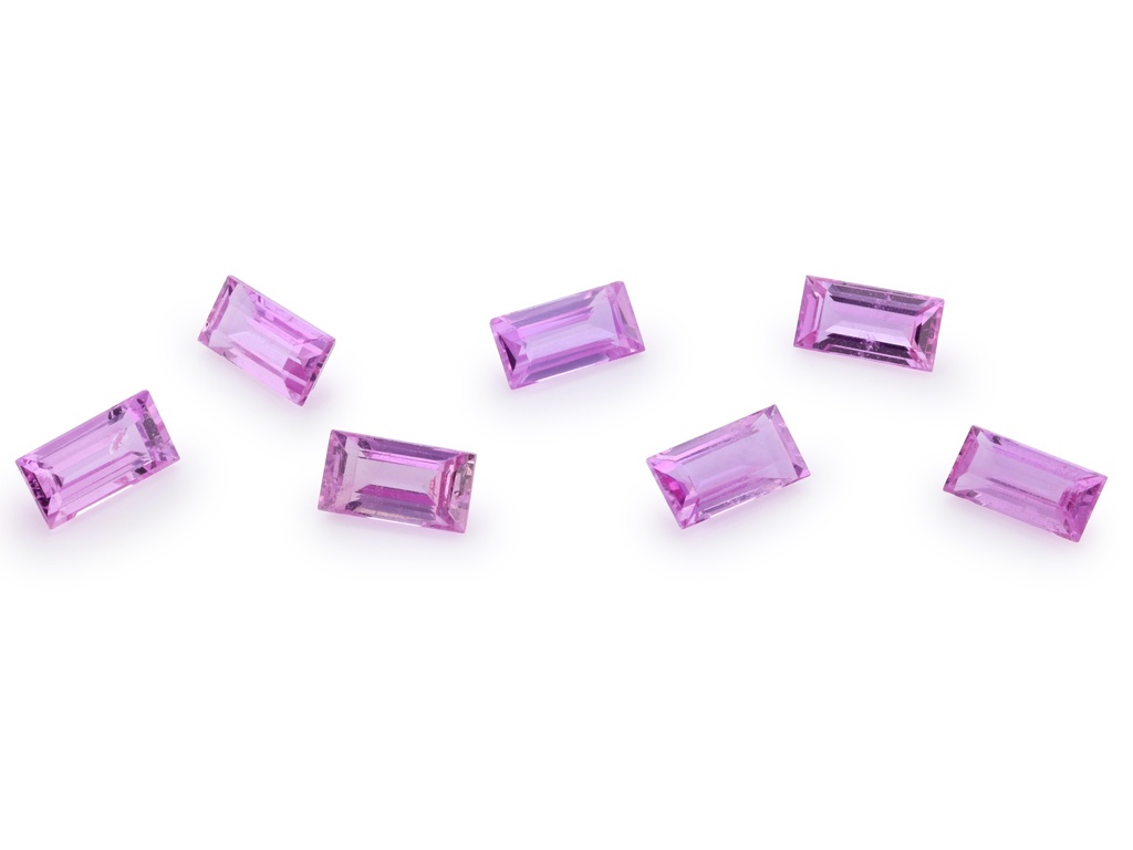 [SPBS0502] Pink Sapphire 5x2.5mm Baguette