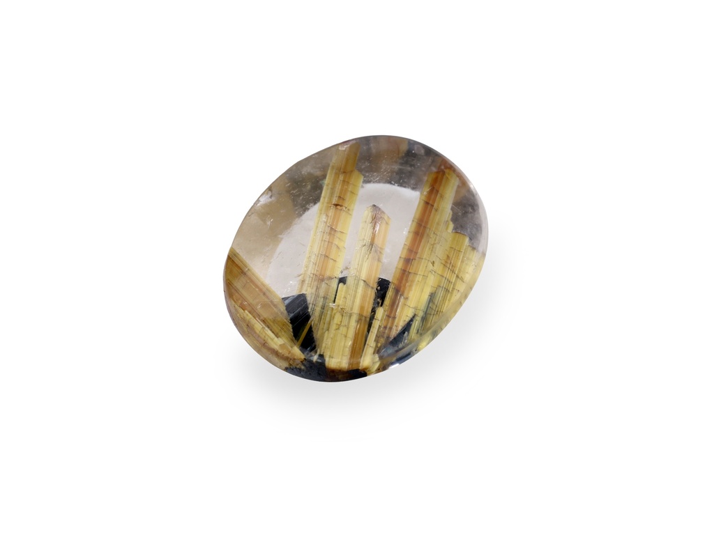 [QZVT1209X2] Rutilated Quartz 12x9.8mm Oval