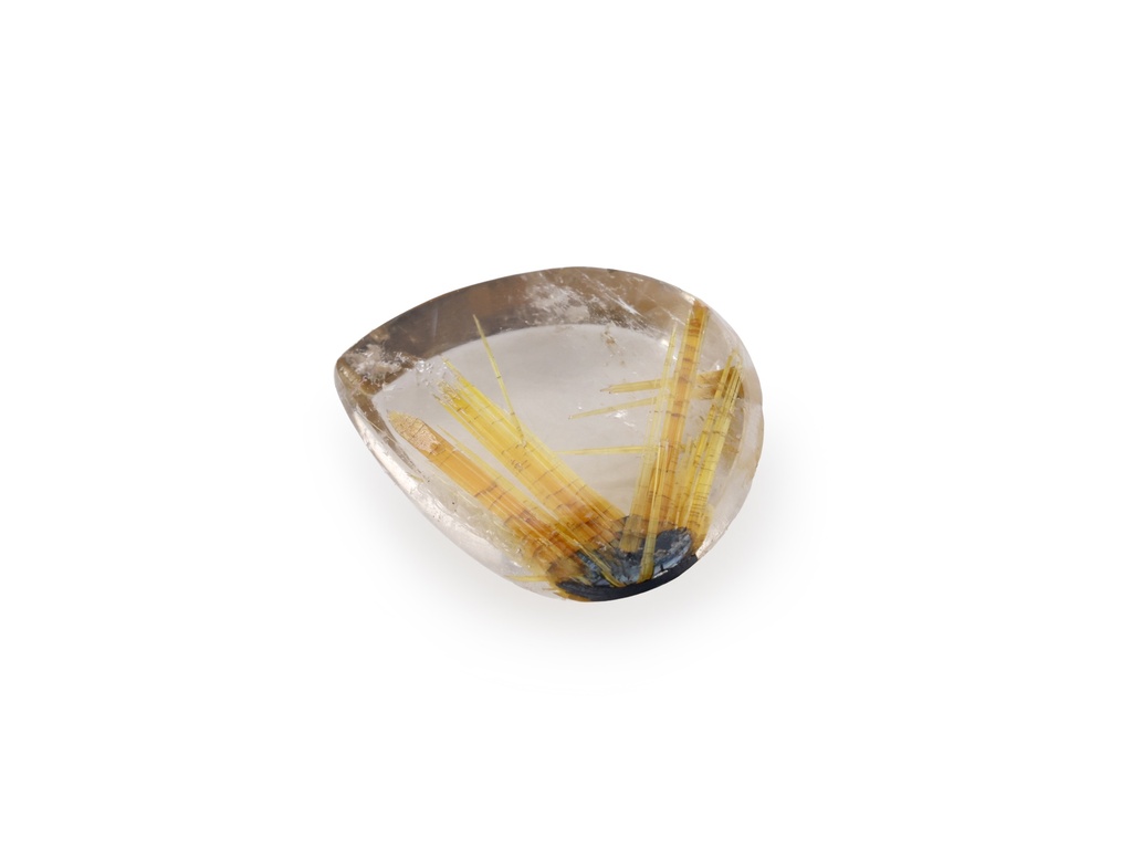 [QZPT1008X1] Rutilated Quartz 10.6x8.8mm Pear Shape