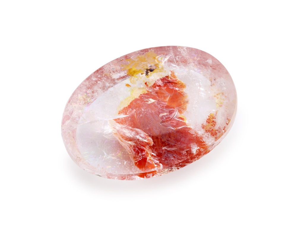 [QZVT3020X1] Hematoid Quartz 27x18.6mm Oval